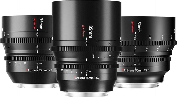 Actual product image 7artisans Spectrum 35mm T2.0 Sony E (Sony E, full size)