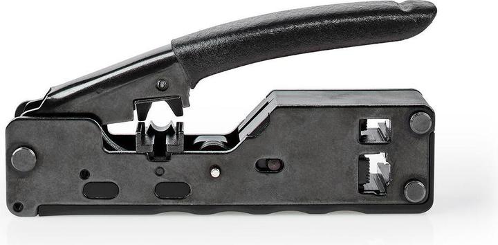 Actual product image Nedis Crimp pliers CAT5 / CAT5e / CAT6 / CAT6a / CAT7 / RJ12 / RJ45 Cutting/Plier/Stripping ABS/Stee
