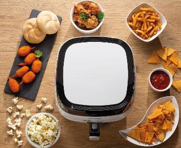 Actual product image Gorenje KG Deep fryer 3.5L hot air circulation timer non-stick black and white AF1409DW EURO2020 (EU plug)