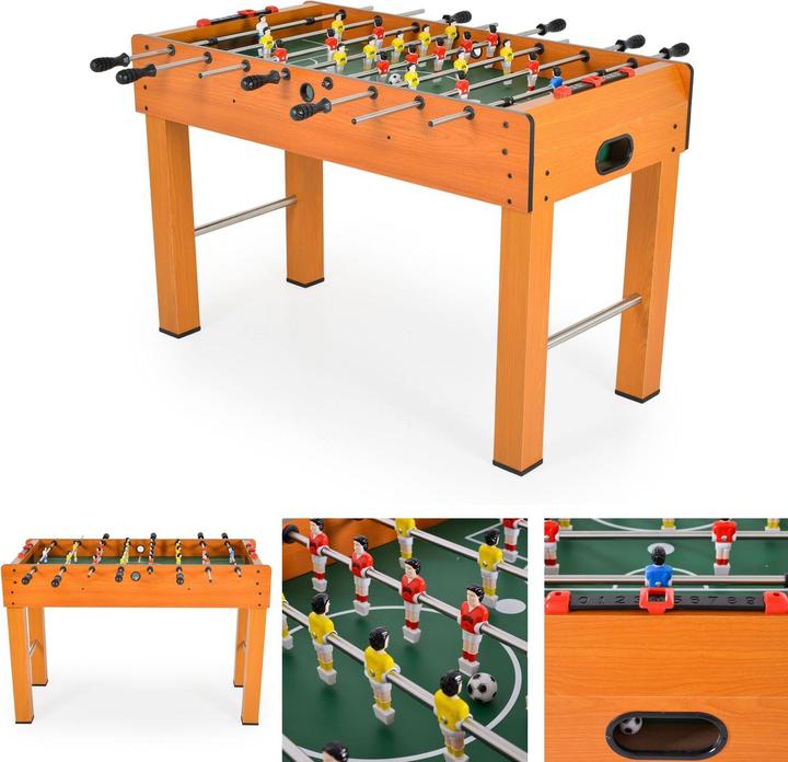 Moni Tischfussball 1019A Holz Soccer