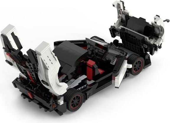 Actual product image Rastar 1:16 car Pagani Zonda Cinque Bricks, 98200