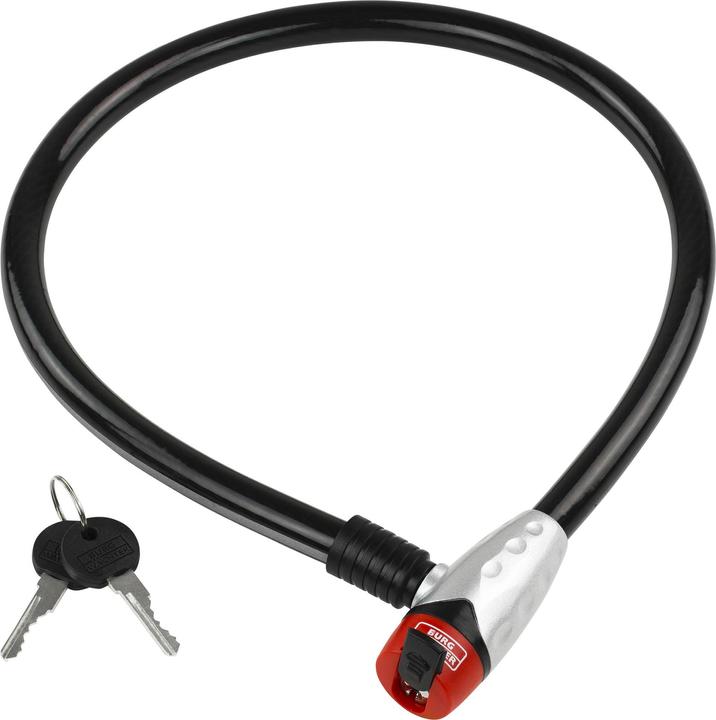 Burg Wächter Two-wheel spiral cable lock (80 cm)