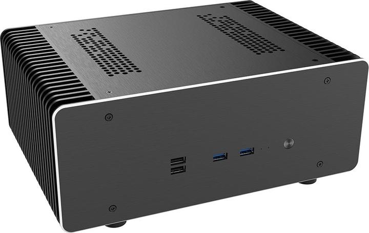 Actual product image Akasa Maxwell Pro Plus Mini-ITX Case OEM, Intel LGA 1700 - black (Mini-ITX)