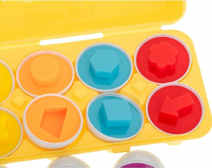 Produktbild Ikonka Educational Ei Formen Sortierer Spiel Ei Formen 12 Stück