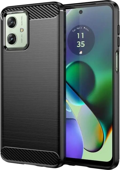 Actual product image Screenguard Motorola Moto G54 5G Case Carbon Brushed Soft TPU (Motorola Moto G54)