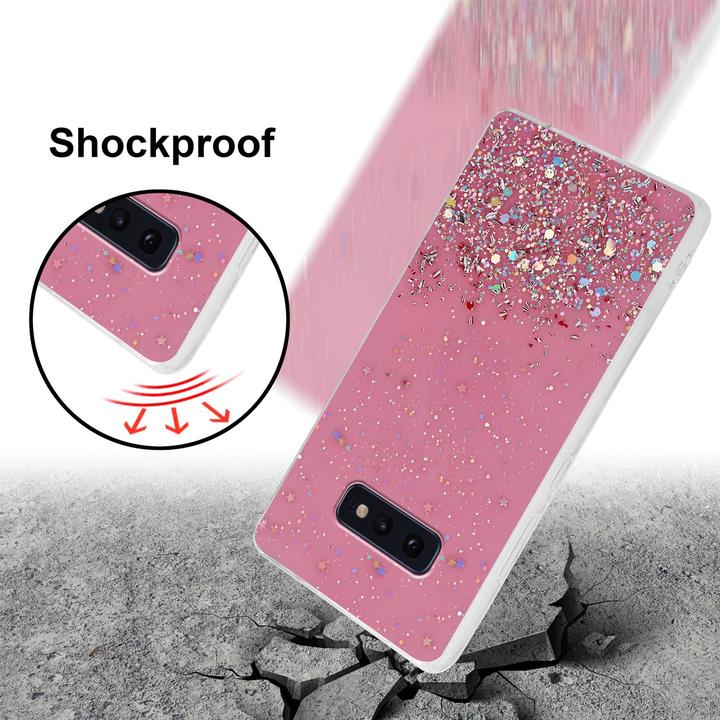Image du produit Cadorabo Couverture TPU paillettes scintillantes (Samsung Galaxy S10e)