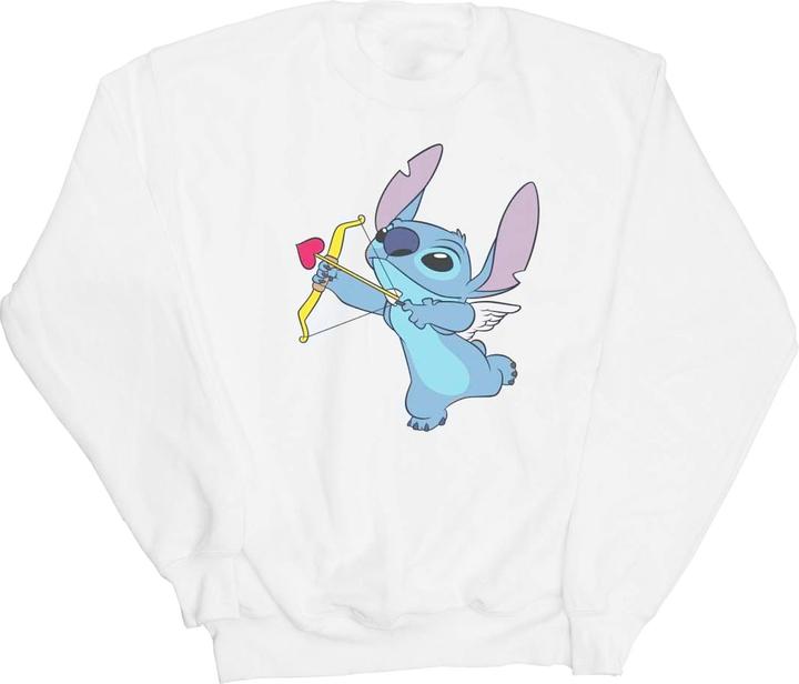 Disney Lilo And Stitch Stitch Cupid Valentines Sweatshirt Mädchen (152, 158)