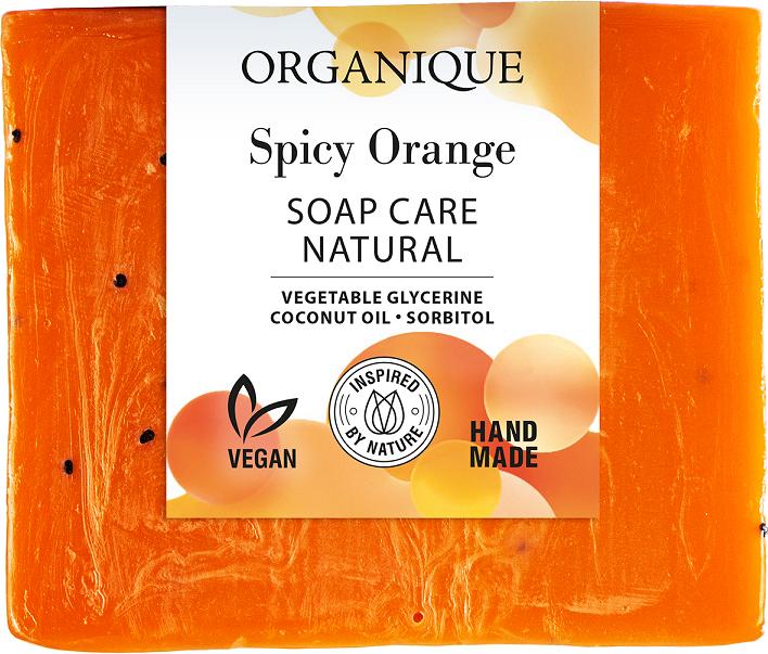 Productafbeelding Organique Sinaasappel 100 g gekruide blokjeszeep - Organque