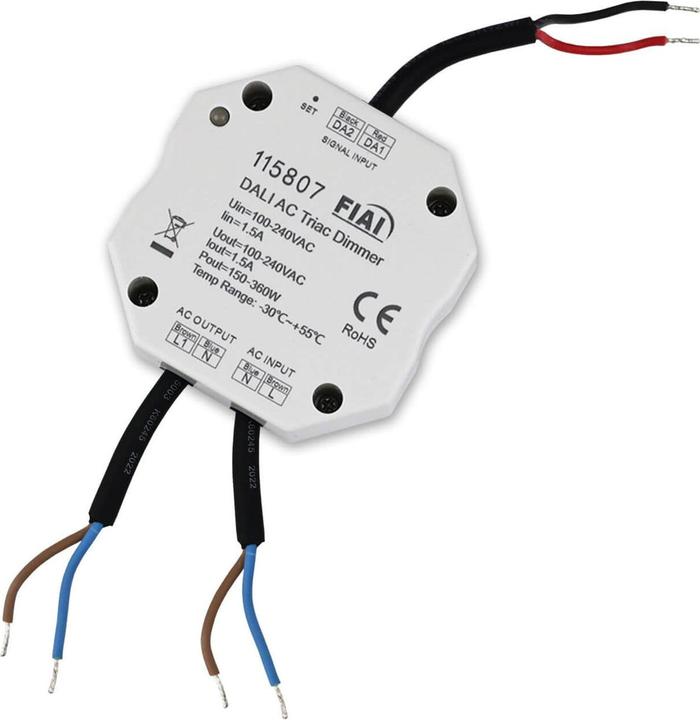 Produktbild Isoled DALI-Phasenabschnitt-Dimmer für dimmbare 230V LED Leuchten/Trafos, 360VA