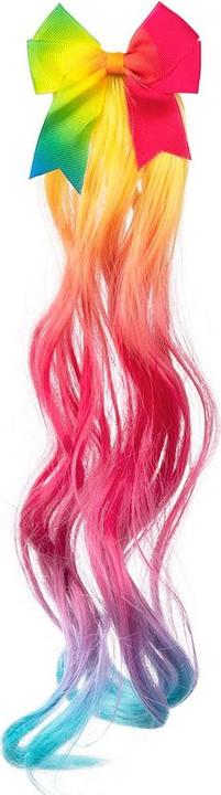 Image du produit Boland Regenbogen Haar-Extensions - für Fasching Karneval