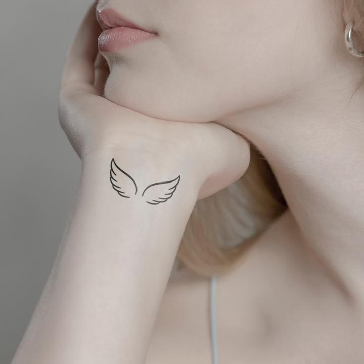 Produktbild minink Temporäres Tattoo – Kleine Flügel