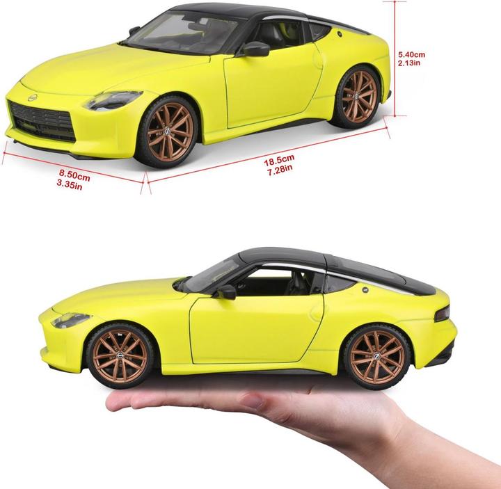 Produktbild Maisto Nissan Z 2023 1/24 gelb