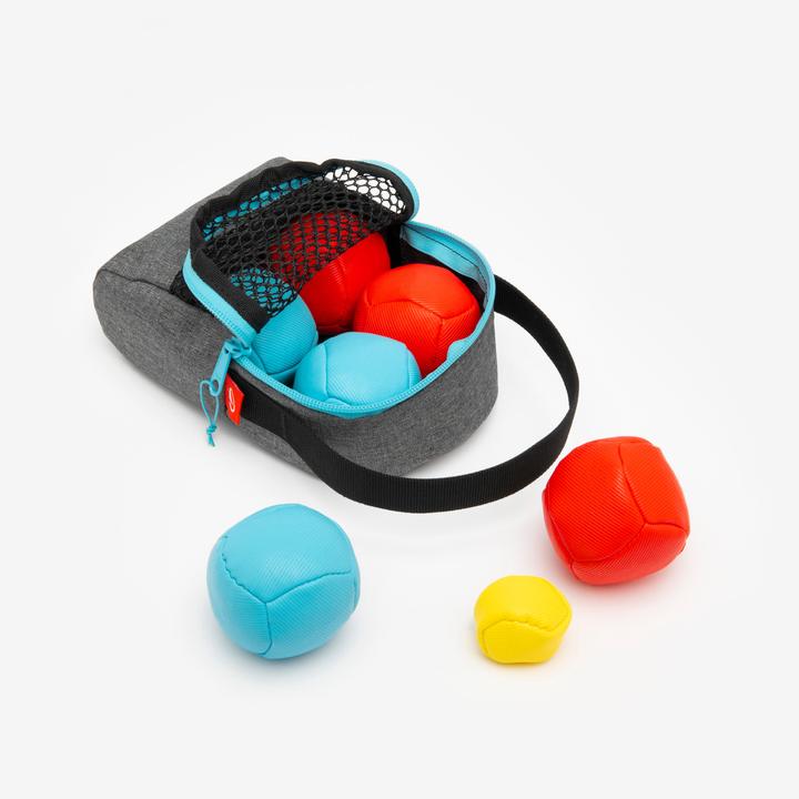 Actual product image Decathlon Set of 6 pétanque balls ENTER 500 SOFT Indoor Outoor (6 x)