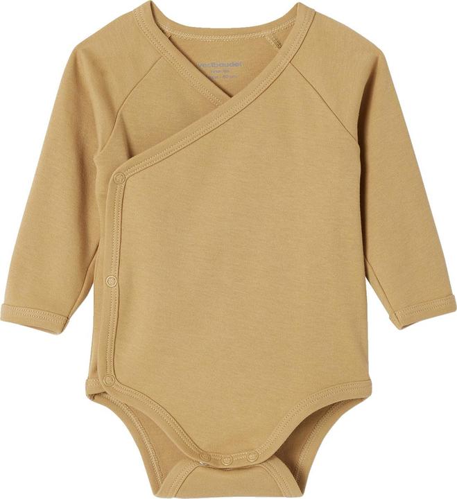 Actual product image Vertbaudet Bio-Kollektion: 5er-Pack Baby Wickelbodys mit langen Ärmeln (74)