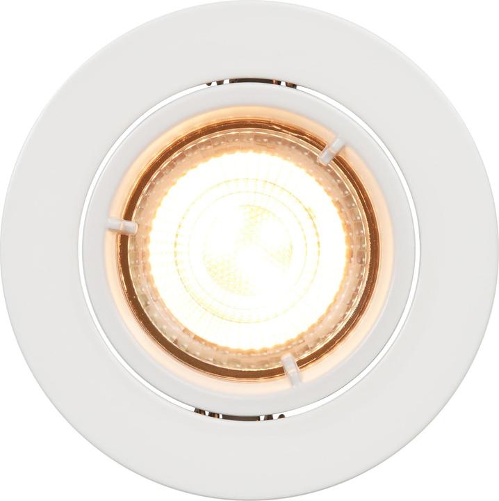 Produktbild Nordlux Einbauspot Carina Round Weiss, 3 Stück (410 lm, GU10)