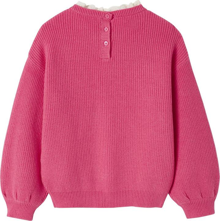 Immagine prodotto Vertbaudet Mädchen Pullover mit Volantkragen, Capsule Collection MAMA, TOCHTER & BABY Oeko-Tex (146, 152)