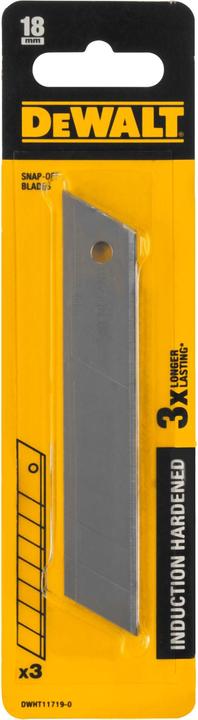 Image du produit DeWalt Lames sécables 18mm 3 pces (Lame de rechange)