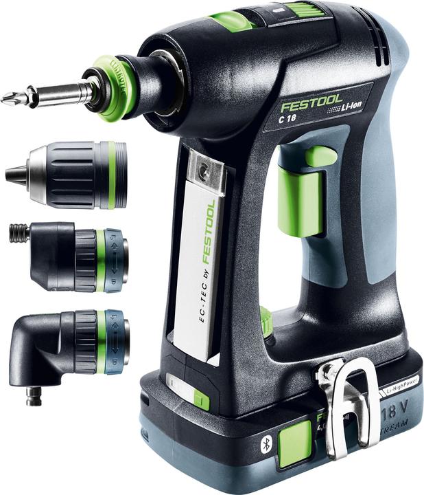 Produktbild Festool Akku-Bohrschrauber C 18 HPC 4,0 I-Set (Akkubetrieb)