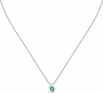 Morellato - Charming Silver Necklace with Semipreziose Topaz SAXN06