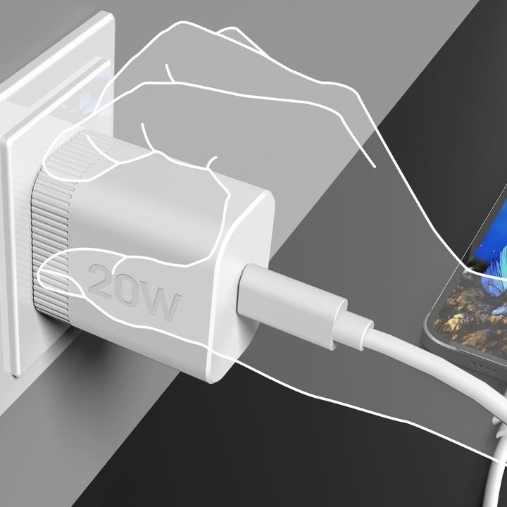 Actual product image j5Create 20W PD USB-C WALL CHARGER - EU (20 W)