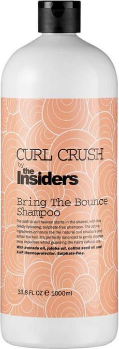 Actual product image The Insiders Curl Crush Bring The Bounce Shampoo 1000ml (1000 ml, Liquid shampoo)