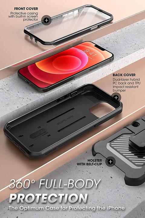 Produktbild Supcase Dėklas Unicorn Beetle Pro Apple iPhone 13 Pro Max Juodas (Apple iPhone 13 Pro Max)
