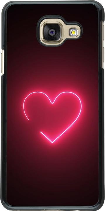 Produktbild PhoneLook Hülle Valentine 2023 single neon heart (Samsung Galaxy A3 (2016))