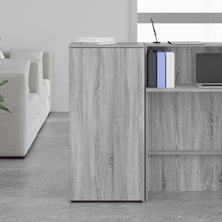 Actual product image VidaXL Storage cupboard Grey Sonoma 50x45x103.5 cm Wood-based cupboard