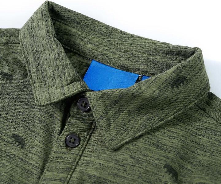 Immagine prodotto VidaXL Camicia da bambino kaki melange 104,Materiale: 80 % cotone. 20 (104)