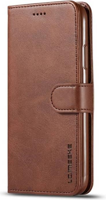 Produktbild LC.Imeeke iPhone 5 / 5S / SE 2016 - Wallet Etui mit 3 Kartenfächern & Magnetverschluss, Braun (Apple iPhone 5, Apple iPhone 5s, Apple iPhone SE)