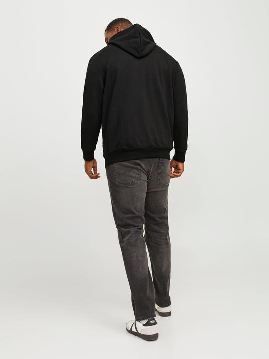 Actual product image Jack & Jones Plain plus size hoodie (XXL, 4XL)