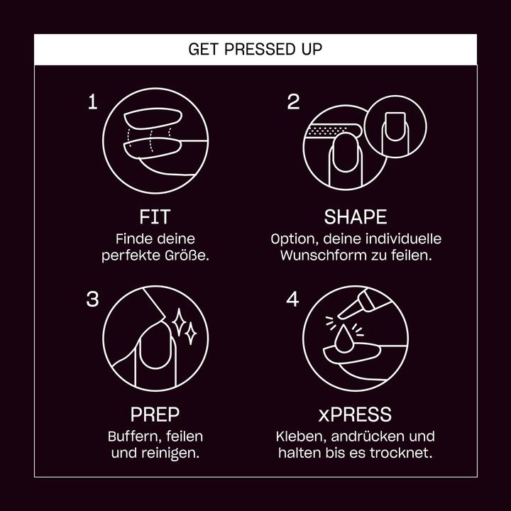 Produktbild OPI Xpress/On Nail Art (Kunstnägel, Lila)