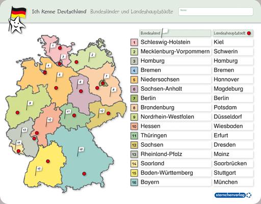 Produktbild Ich kenne Deutschland - 1. Bundesländer & Landeshauptstädte, 2. Flüsse, 3. Gebirge im Set (Deutsch, Katrin Langhans, 2017)