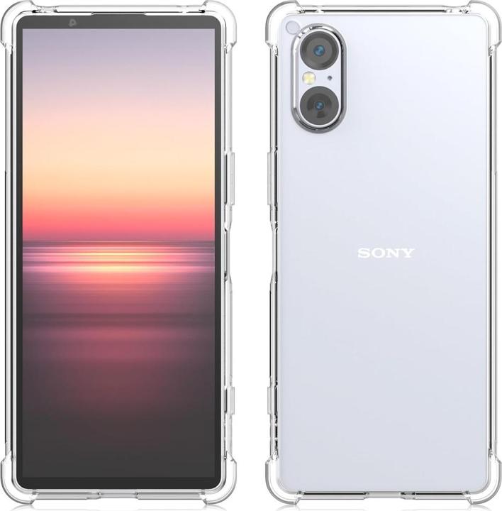 Produktbild Screenguard Sony Xperia 5 V Hülle Crystal Soft Airbag Bumper (Sony Xperia 5 V)