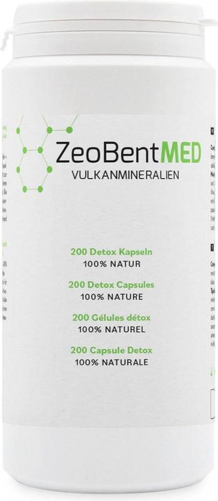ZeoBent MED Vulkanmineralien Detox (200 Stück)