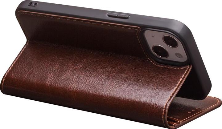 Image du produit QiAlino Fourre Flip cuir véritable (Apple iPhone 14 Plus)