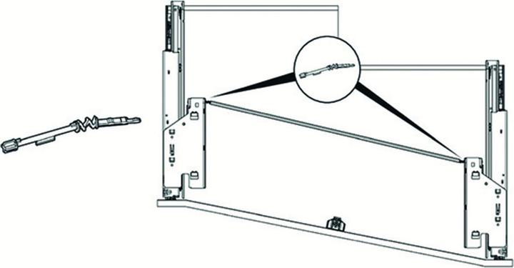 Produktbild Hettich Flexibler Adapter für Push to open Silent (1 Stk.)