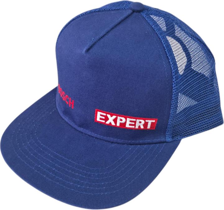 Actual product image Bosch Professional Zubehör Bosch Professional Trucker Cap "EXPERT" Blue Cotton / Polyester ( 6035951880 )