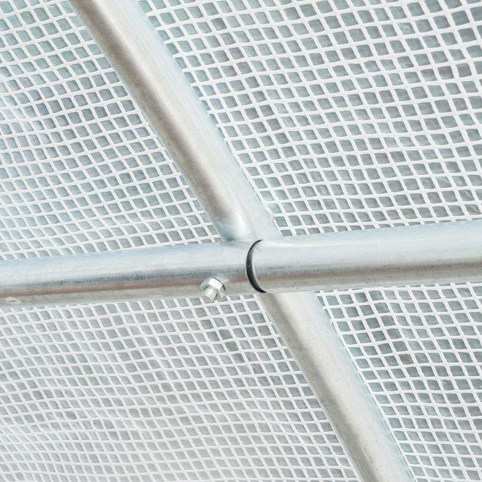 Produktbild Swisshandel24 Ersatzfolie 600x300x200 cm mit Fronttür, 12 Fenster reissfest Gewächshausfolie, Weiss