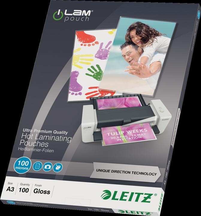 Produktbild Leitz Laminierfolie (A3, 100 Stück, 100 µm)