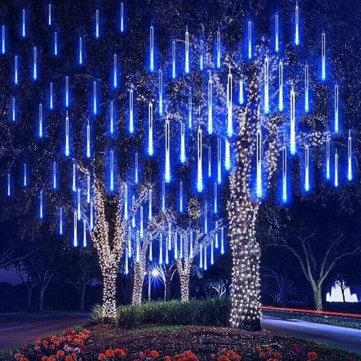 Image du produit Hermex Meteor Lights LED Lumières de Noël Goutte d'eau Glaçon Guirlande (2.80 m)
