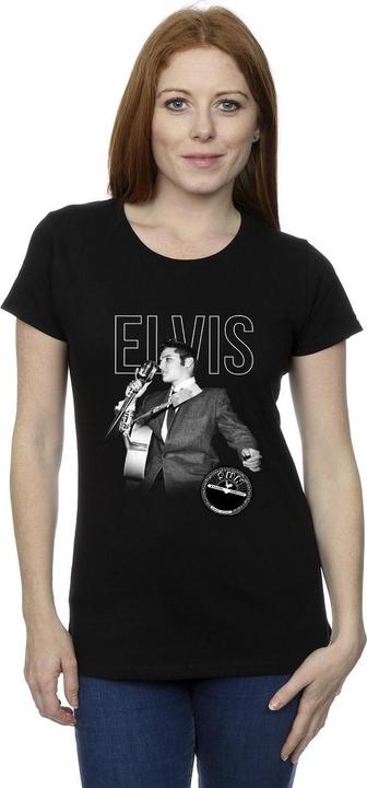 Immagine prodotto Elvis Logo Portrait Maglietta Donna (XXL)