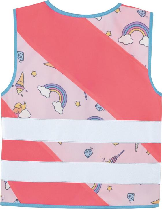 Produktbild Korntex Kinder Warnweste Fantasy Pink/Einhorn CO2 Neutral XS EN 17353 ® ACTFANUNIN (XS)