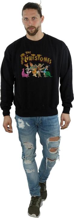 Immagine prodotto The Flintstones Group Distressed Felpa Uomo (3XL)