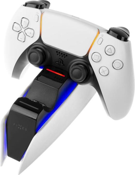 Productafbeelding Fixed Dubbele oplader voor PS5-controller, zwart en wit (PS5)