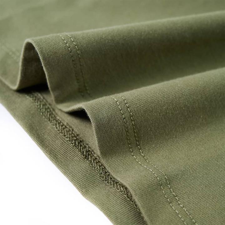 Immagine prodotto VidaXL Camicia da bambino a maniche lunghe kaki 128,Materiale: 95 % cotone. 5 (128)