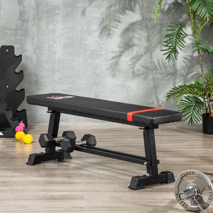 Produktbild Swisshandel24 Multifunktion Hantelbank Kraftstation Gewicht bis 150 kg Trainingsbank Metall Kunstleder Schwarz 118