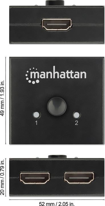 Actual product image Manhattan HDMI Switch