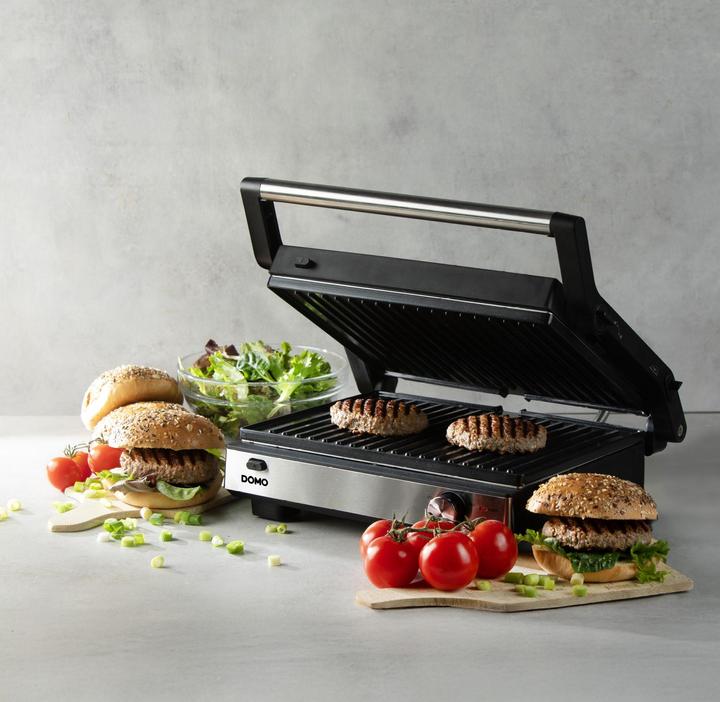 Produktbild Domo MULTIFUNKTIONALER KONTAKTGRILL 2-IN-1 Grill Schwarz
