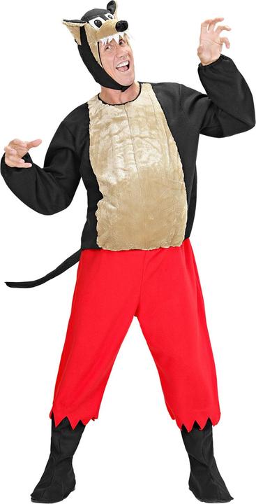 Produktbild Widmann WOLF (gepolsterter Kasack, Hose, Stiefelüberzieher, Kopfbedeckung mit Maske), XL (XL)